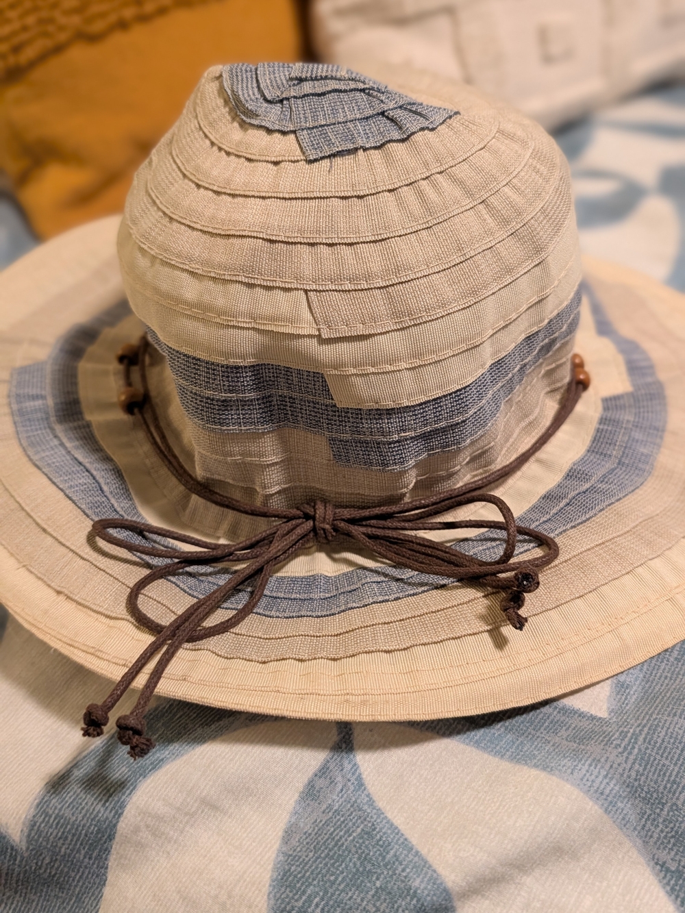 Tropical Trends Striped Sun Hat